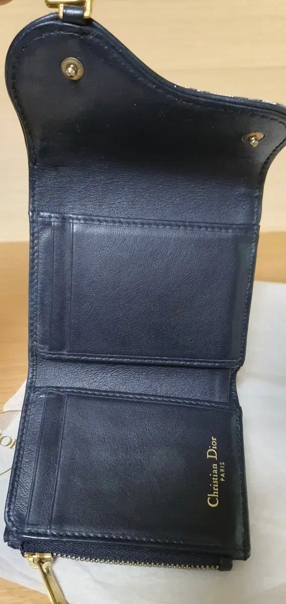  ディオール オブリーク トゥー リング二つ折り財布 財布 A級 鑑定O 長財布 小物