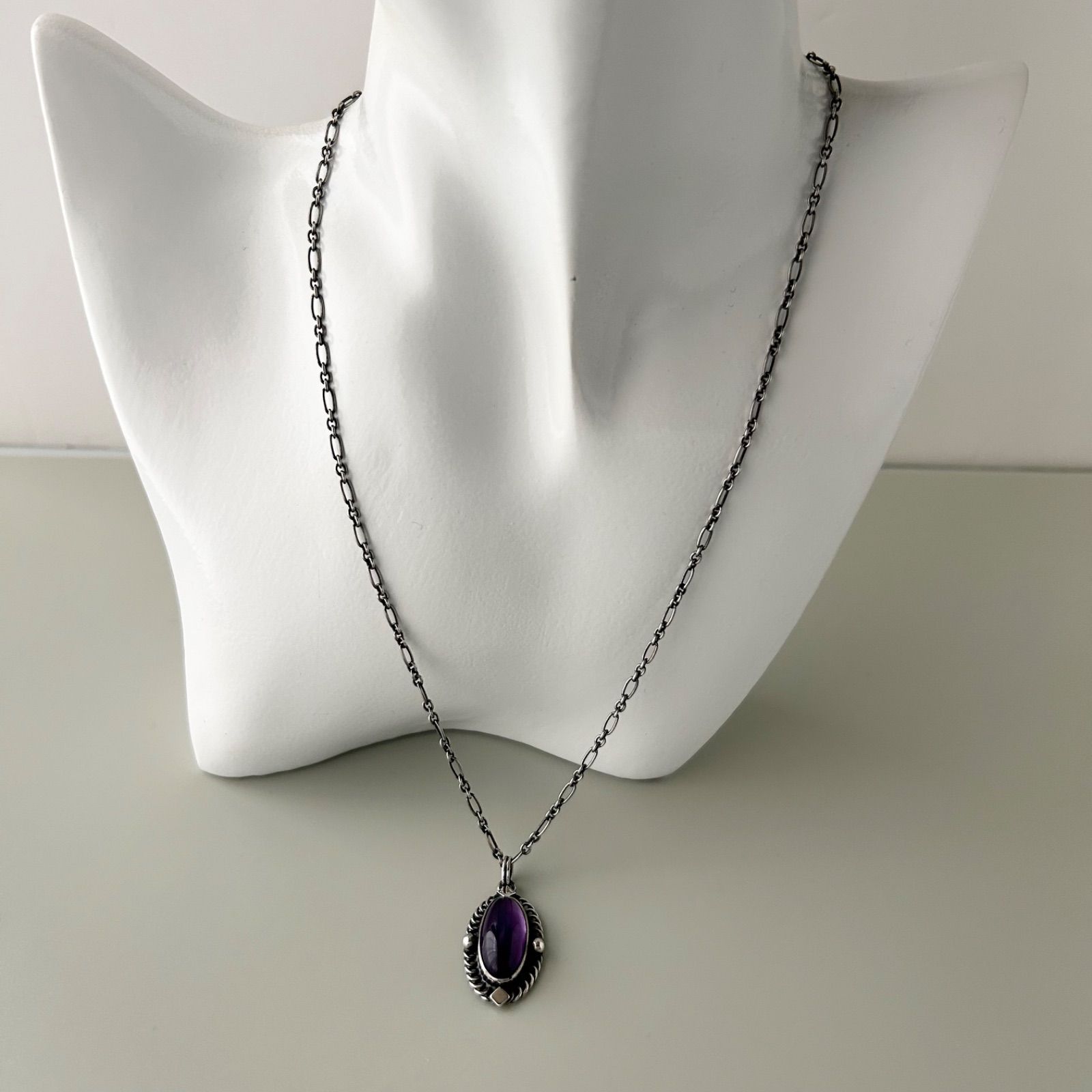 ジョージジェンセン ネックレス ペンダント ヘッド　アメジスト ジョージジェンセン ネックレス ペンダント ヘッドアメジスト