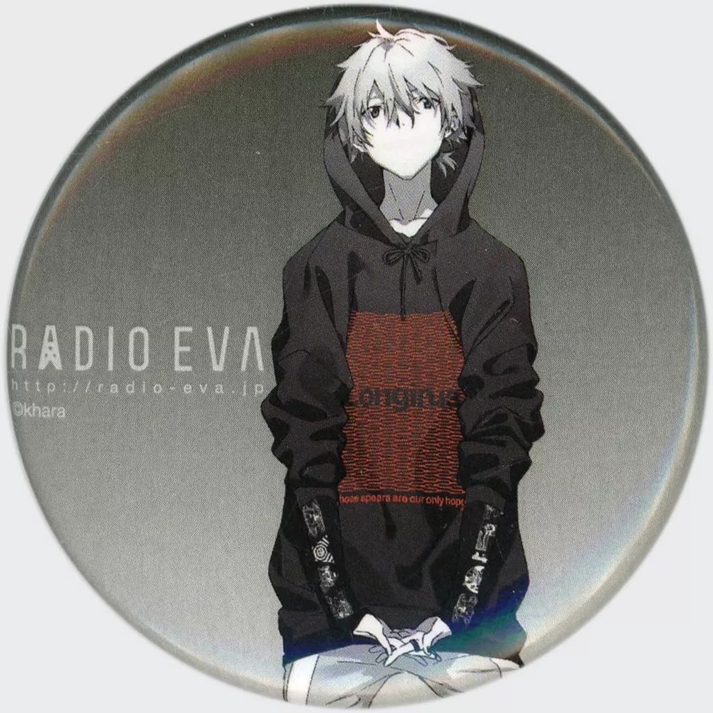 中古】バッジ・ピンズ 渚カヲル(ブラック) 「エヴァンゲリオン RADIO