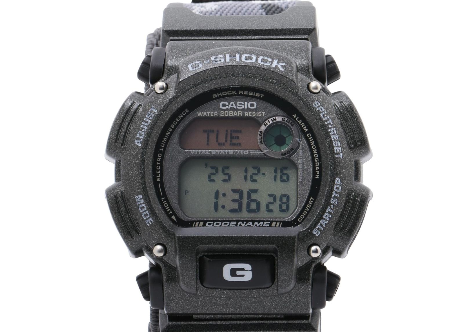 CASIO カシオ 時計 GSHOCK コードネーム マサイマラ ブラック 樹脂 ナイロン メンズ デジタル 超