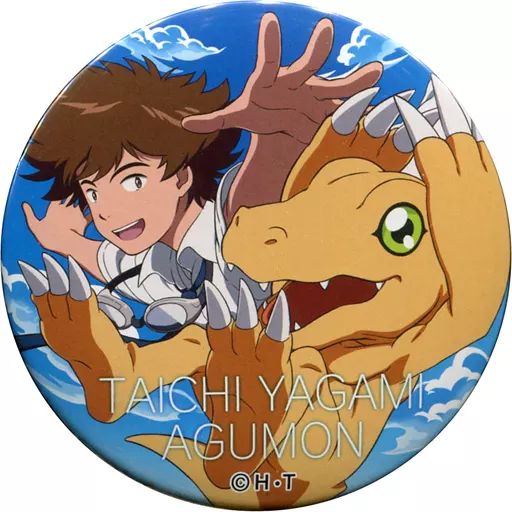 中古】バッジ・ピンズ(キャラクター) 八神太一＆アグモン 「デジモン