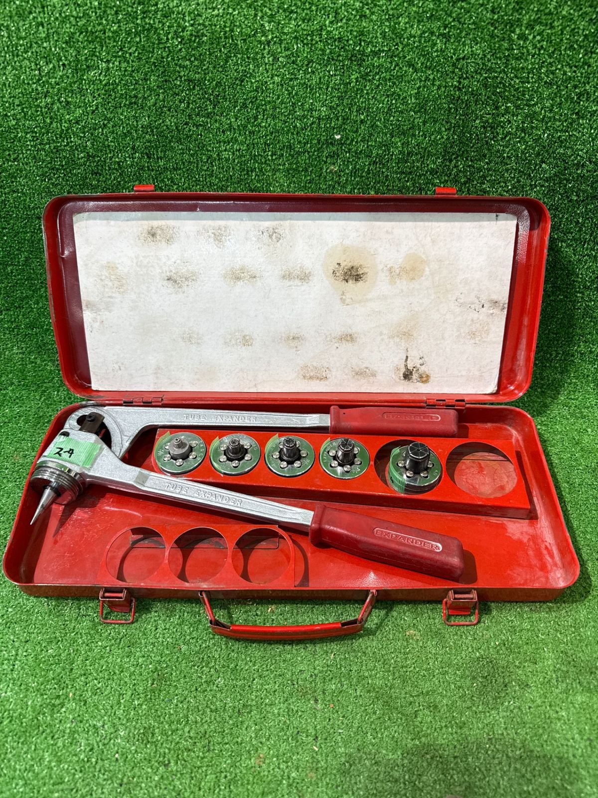 ｽ-4 メーカー型式不明 チューブエキスパンダー ケース有 ヘッド抜け有