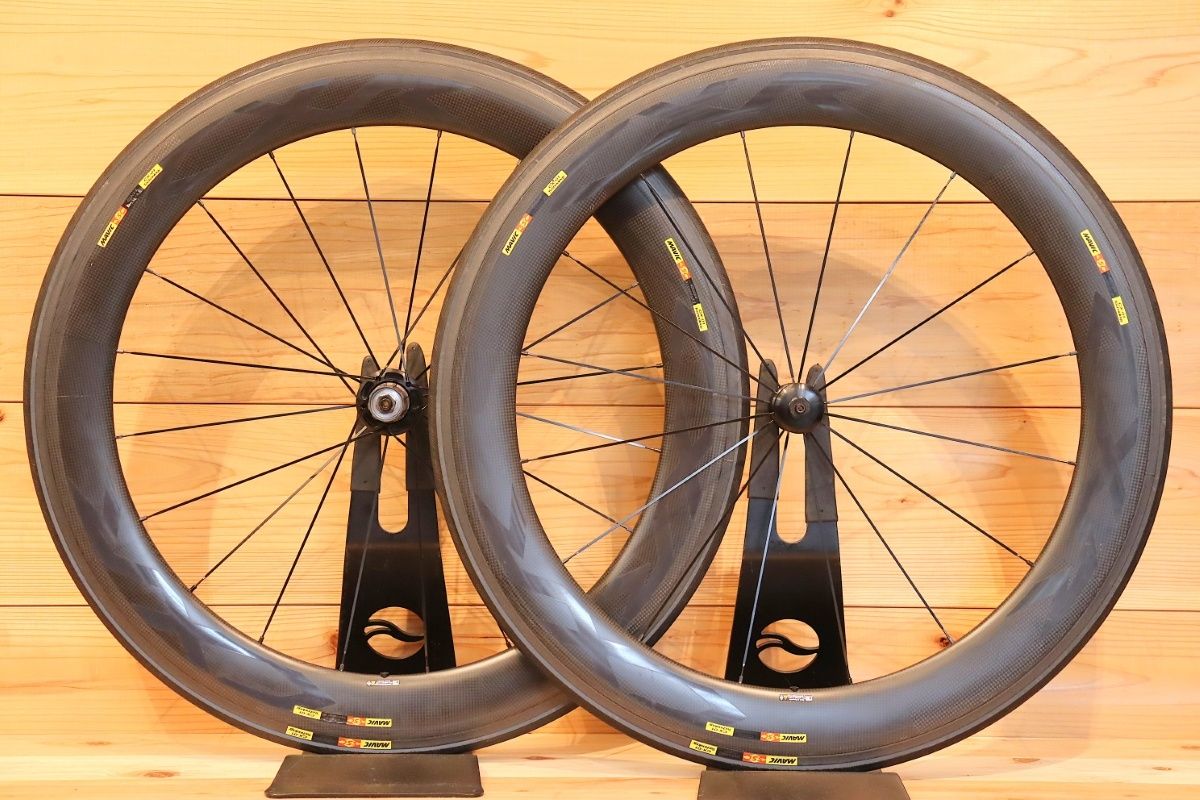 マヴィック MAVIC CXR 60 T カーボン チューブラー ホイールセット シマノ12 S|11 S 27 mm