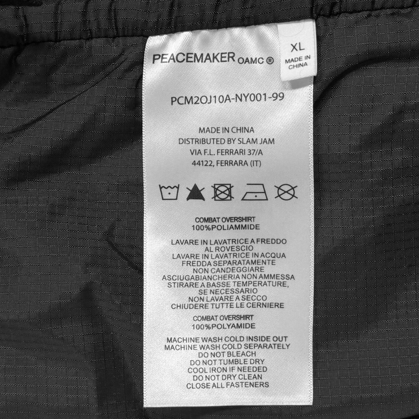 参考上代59950円 未使用 OAMC PEACEMAKER Combat Overshirt コンバット