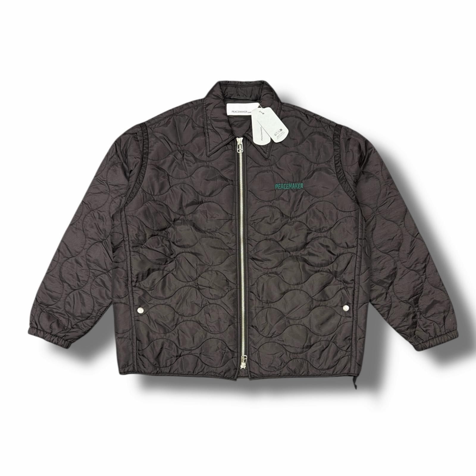 参考上代59950円 未使用 OAMC PEACEMAKER Combat Overshirt コンバットオーバーシャツ ブルゾン ジャケット オーエーエムシーピースメーカー PCM2OJ10A-NY001-99 ブラック XL （6643M） 参考上代59950円 未使用 OAMC PEACEMAKER Combat Overshirt コンバット