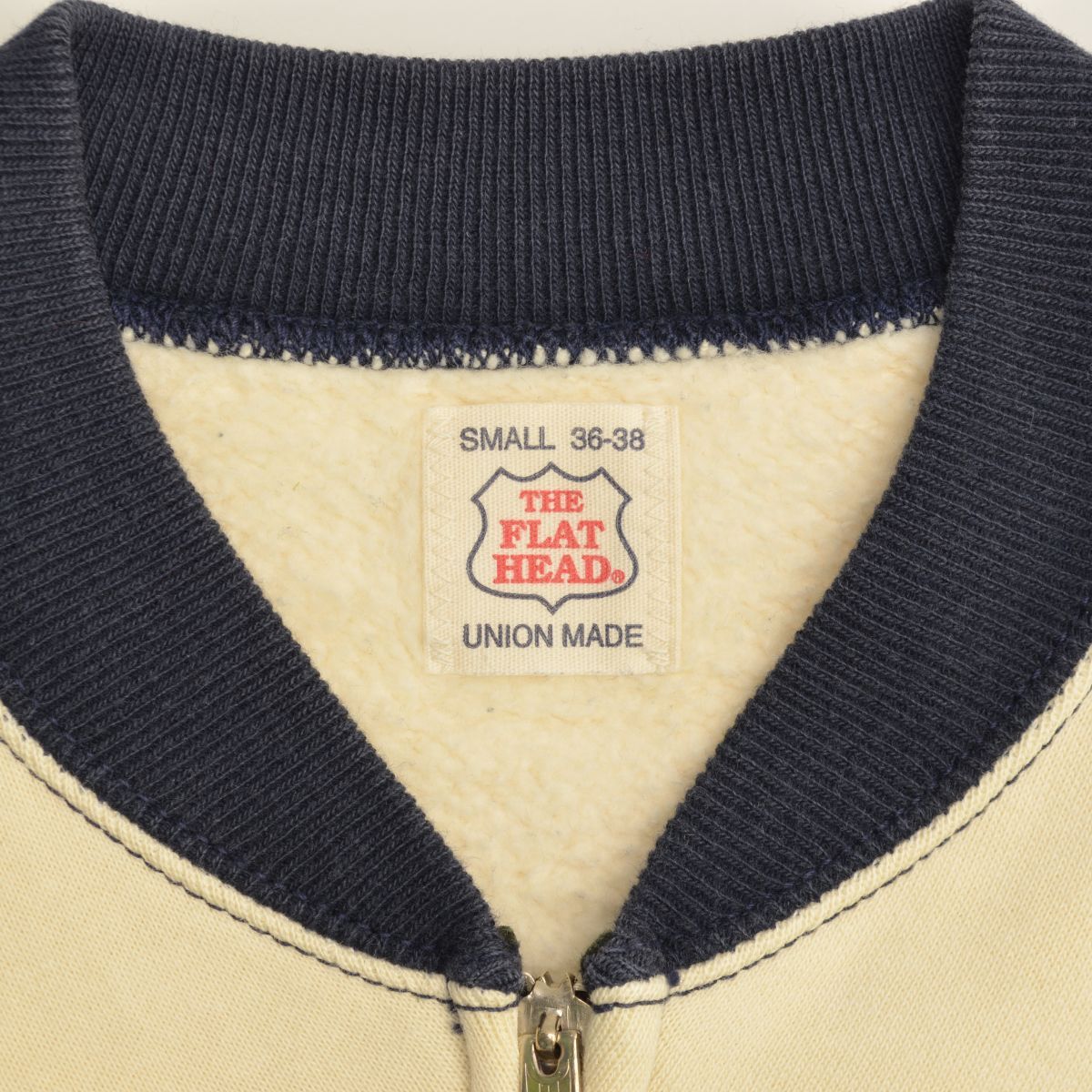 THE FLAT HEAD 柄入りジップアップスウェット L THEFLATHEAD】雪柄ジップアップスウェット - メルカリ