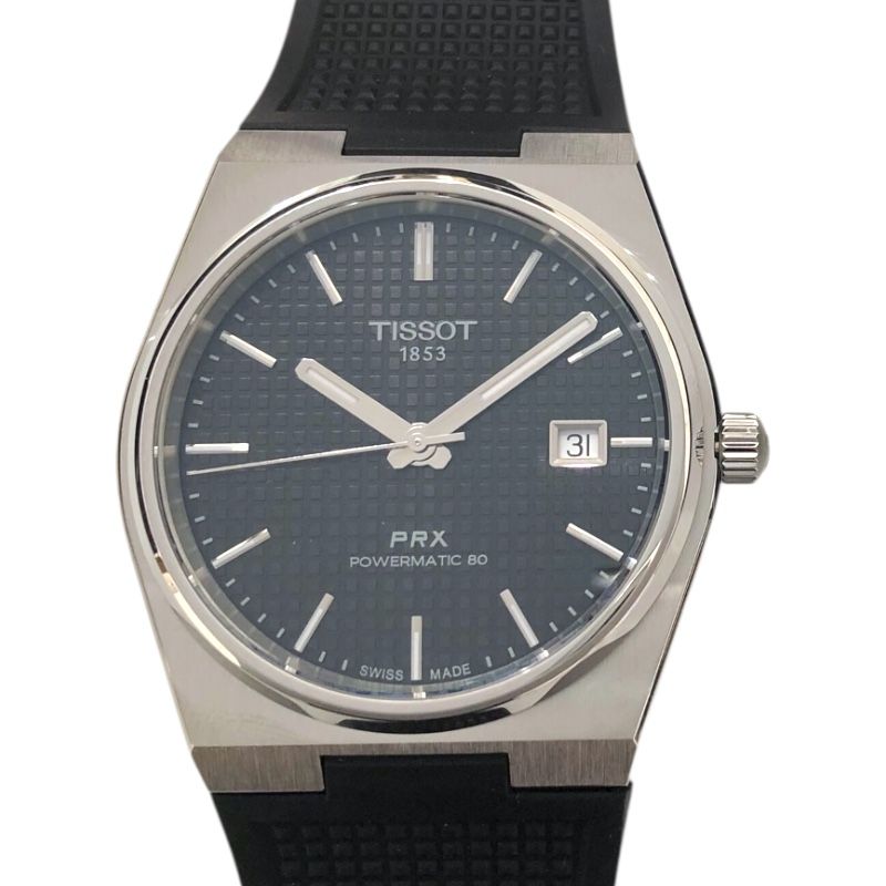 ティソ TISSOT PRX パワーマティック80 40 mm T 137.407.17.051.00 ブラック SS メンズ 腕時計