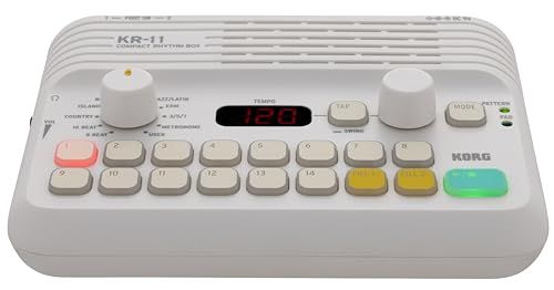 KORG リズム ボックス KR-11 リズムマシン ヘッドホン|ライン アウト端子搭載 電池駆動可po