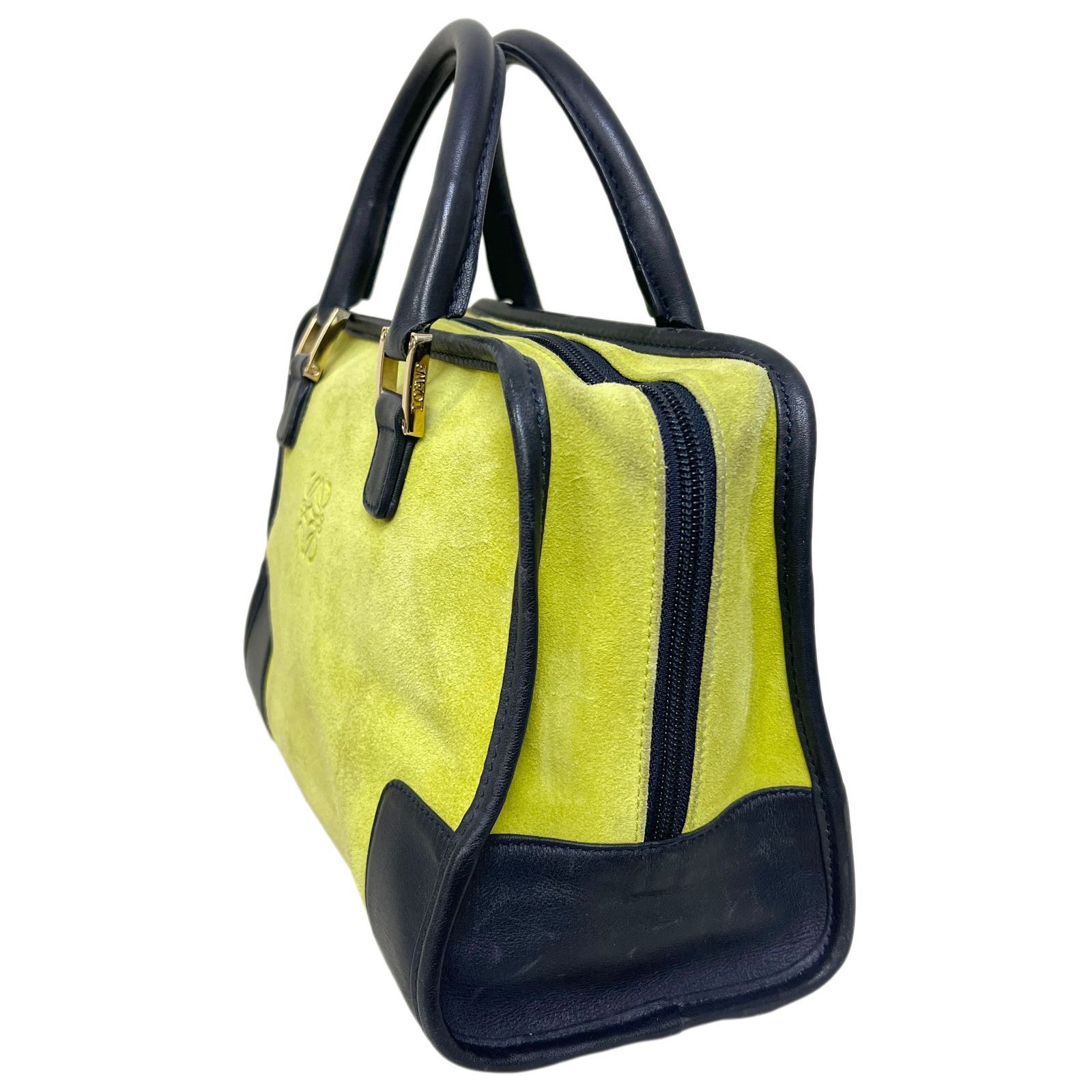 LOEWE ロエベ バッグ アマソナ 28 スエード レザー ミニボストン