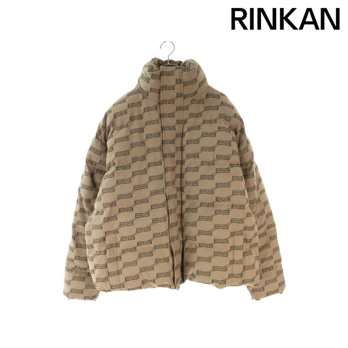 バレンシアガ サイズ:48 22AW 681885 TML33 ロゴ総柄パファーダウンジャケット 中古 SS13 バレンシアガ 22AW 681885 TML33 ロゴ総柄パファーダウンジャケット