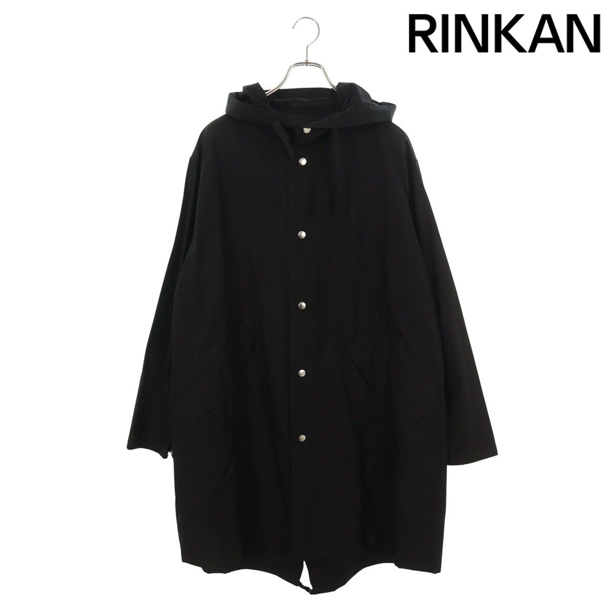 ジルサンダー 23 SS ロゴプリントフードコート メンズ 46