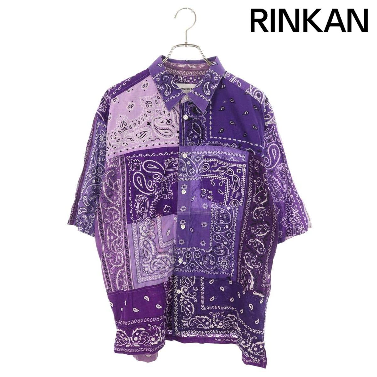 ミヤギヒデタカ バンダナ半袖シャツ メンズ