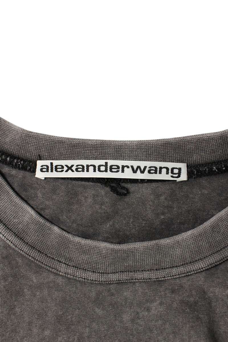 アレキサンダーワン UCC3221542 ロゴプリントヴィンテージ加工Tシャツ