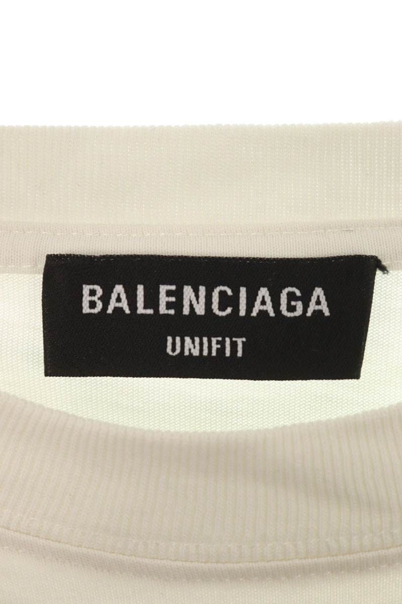 バレンシアガ 651795 TKVF8 ドライクリーニングロゴプリントTシャツ