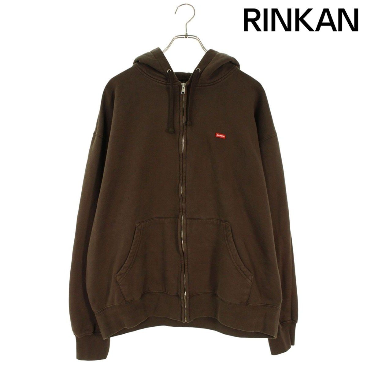 シュプリーム 25 AW Small Box Zip Up Hooded Sweatshirt スモールボックスジップアップパーカー メンズ L