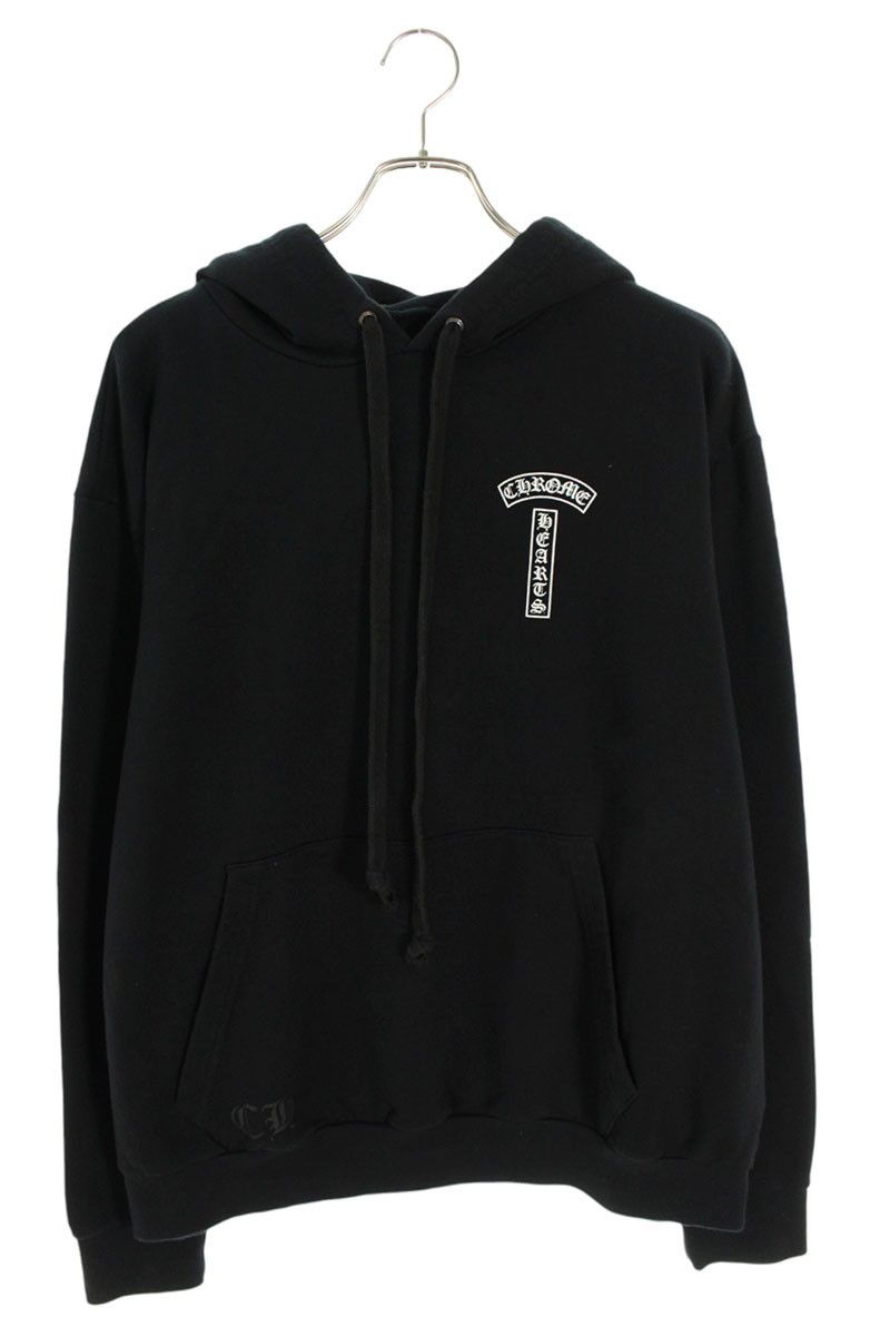 クロムハーツ SWTSHRT PLVR バックアーチロゴプリントパーカー メンズ