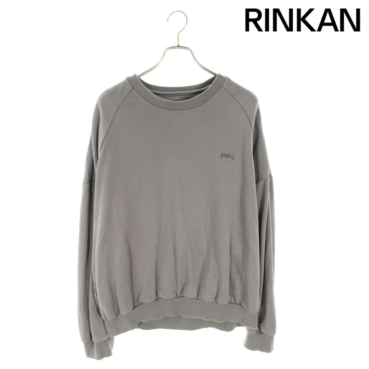 ジュンジー ロゴ刺繍クルーネックスウェット メンズ S
