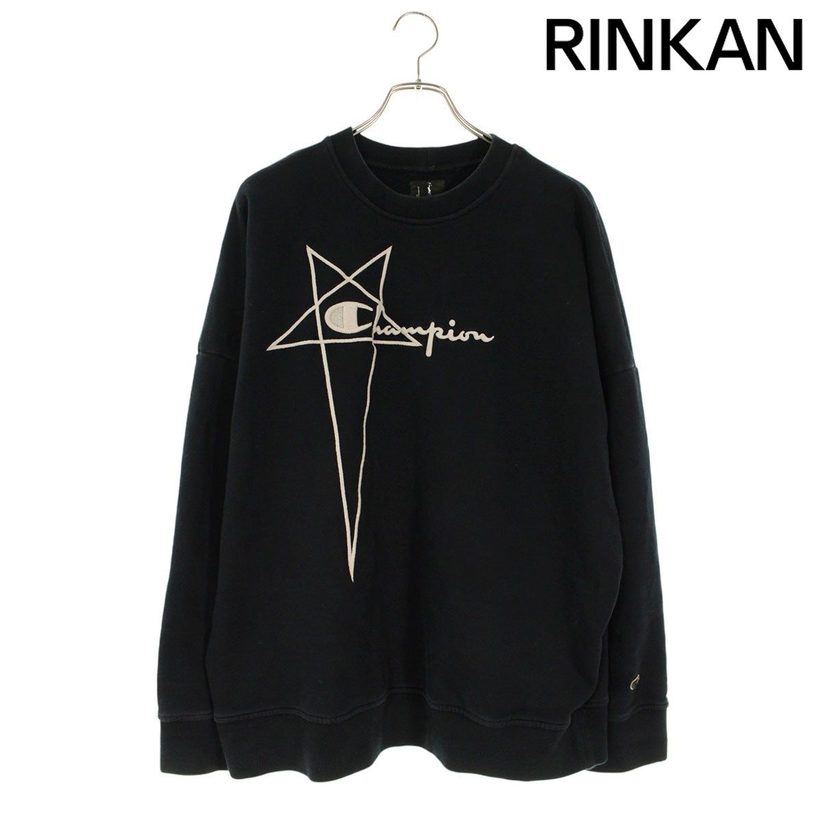 リックオウエンス ×チャンピオン Champion 22 SS エンブロイダリーロゴスウェット メンズ XL