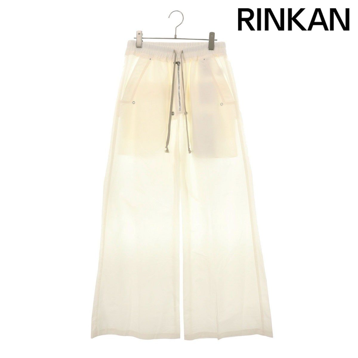 リックオウエンス ×モンクレール MONCLER M 4431 ドローストリングベラワイドロングパンツ メンズ S