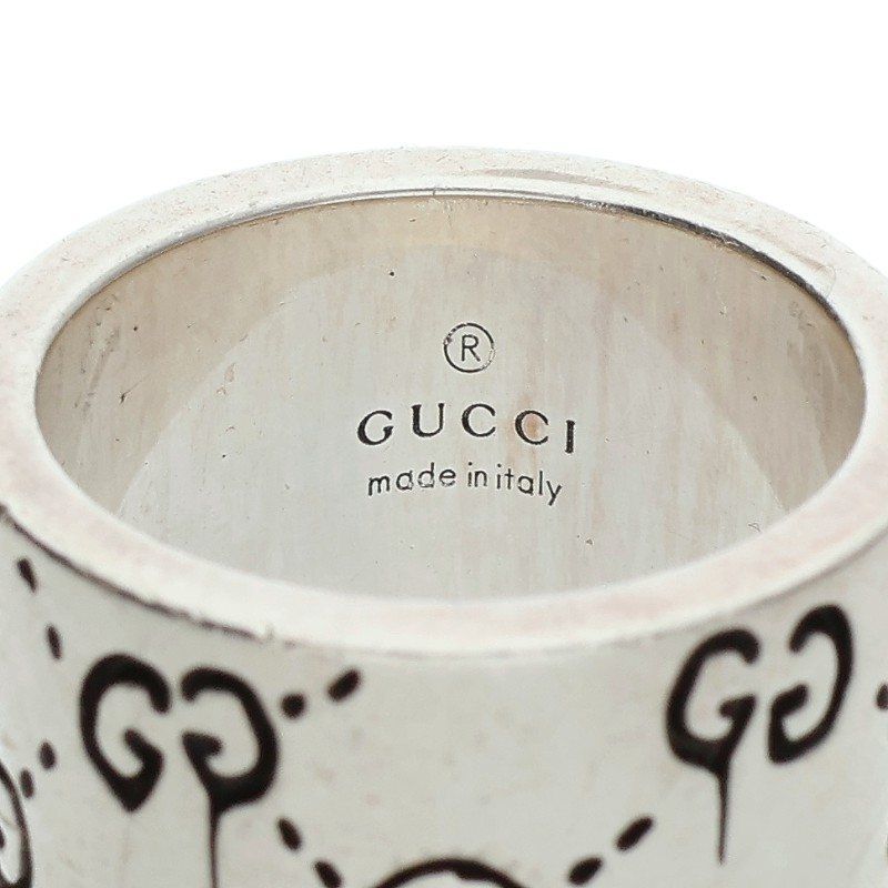 グッチ GGゴーストワイドリング メンズ 10号 - メルカリ