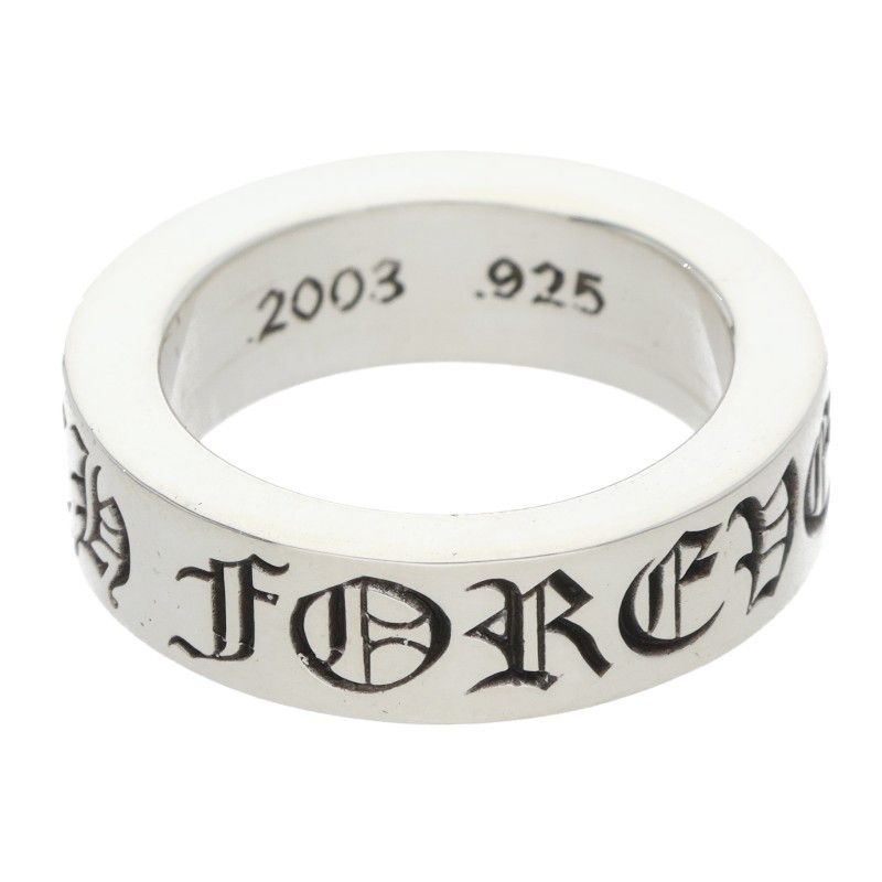 クロムハーツ 6 mm SPACER FOREVER|6 mmスペーサーフォーエバー シルバーリング メンズ 10.5号