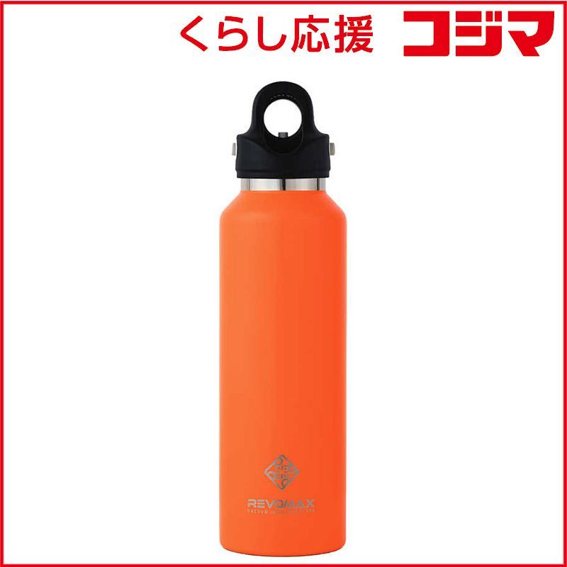 【 新品 未開封 】 REVOMAX　炭酸対応真空断熱ボトル20oz ネオンオレンジ　DWF-20014B-JP-V3 未使用 送料無料
