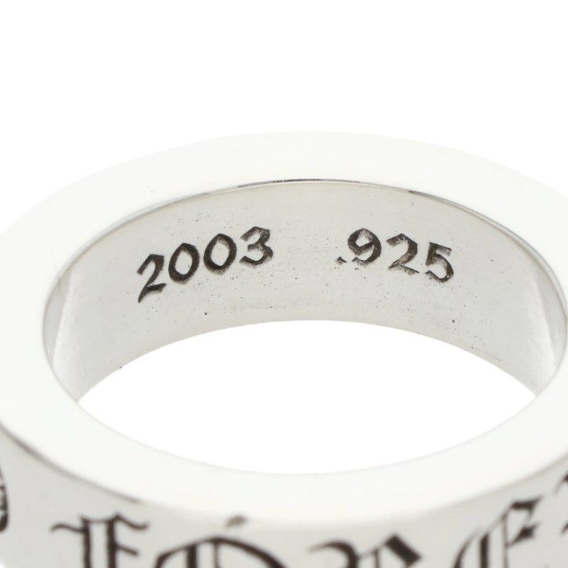  クロムハーツ 6 mm SPACER FOREVER|6 mmスペーサーフォーエバー シルバーリング メンズ 10号 リング 指輪 アクセサリー