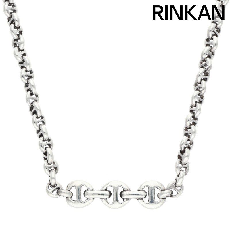 ホーセンブース 5 MMOPEN-LINK シルバーネックレス メンズ 30 inch