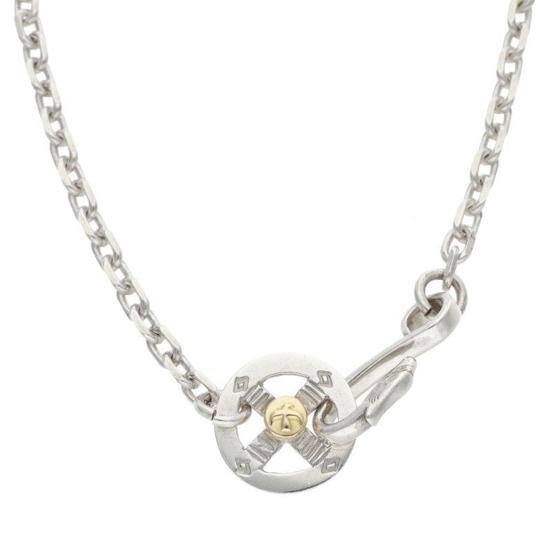 ゴローズ ホイール付き太角チェーン ネックレス メンズ 太角