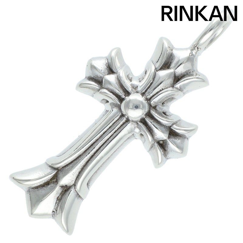 クロムハーツ DBL CH CRS/ダブルCHクロス チャーム/シルバーネックレス