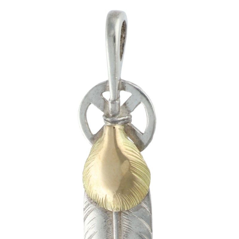 ゴローズ ネックレス ハートホイールフェザー 楽天市場】【Goro's ゴローズ】ハートホイールフェザー(M)【新品