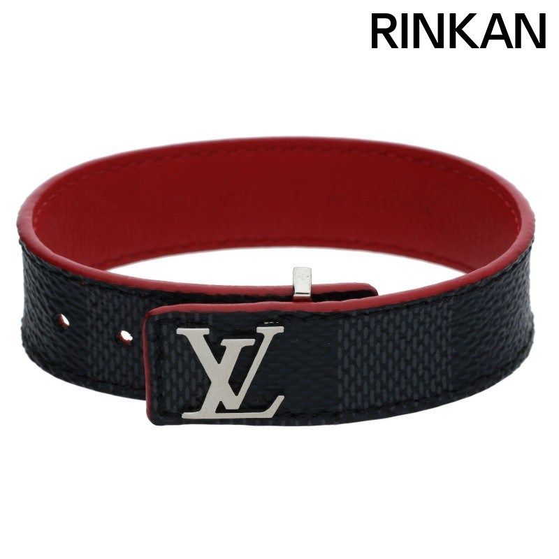 ルイヴィトン M 6240 LVロゴダミエブレスレット メンズ 19