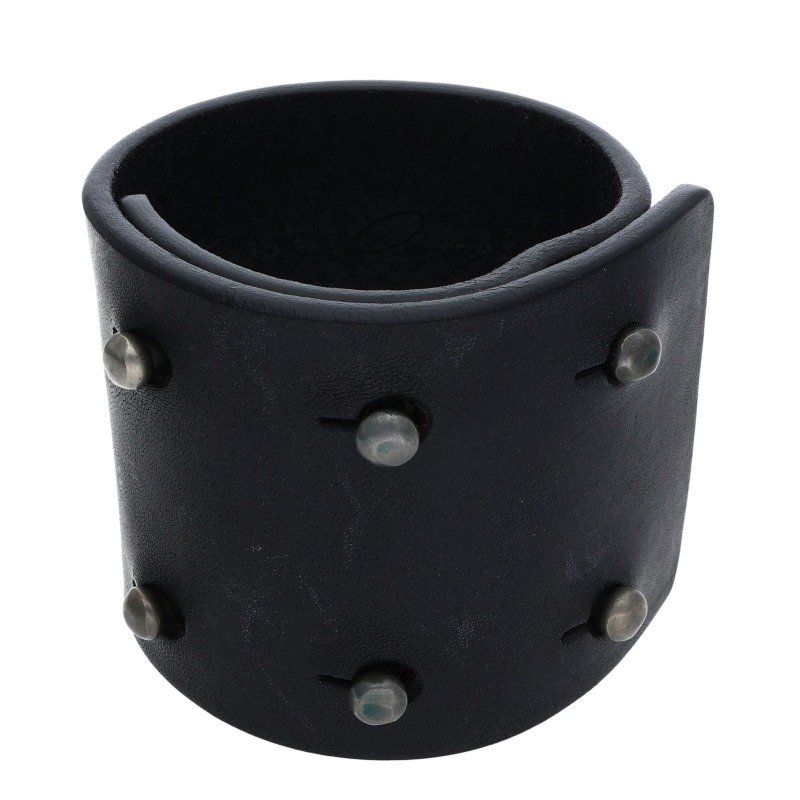 リックオウエンス スタッズ レザーブレスレット メンズ S - メルカリ