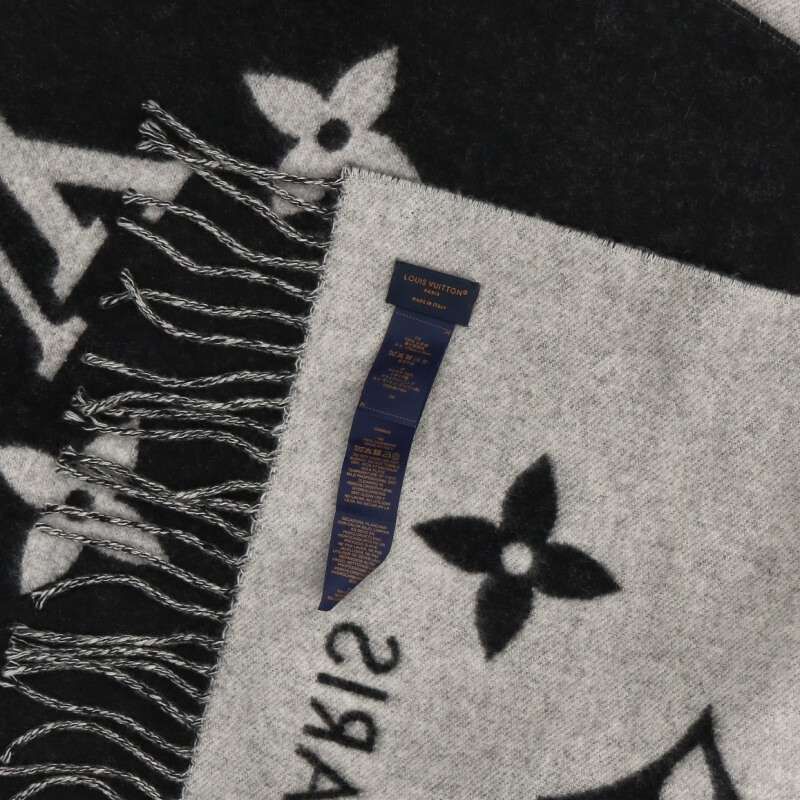 ルイヴィトン M71040 モノグラム マフラー カシミヤ100％ リバーシブル