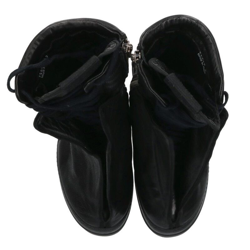 レザーハイカットスニーカー メンズ