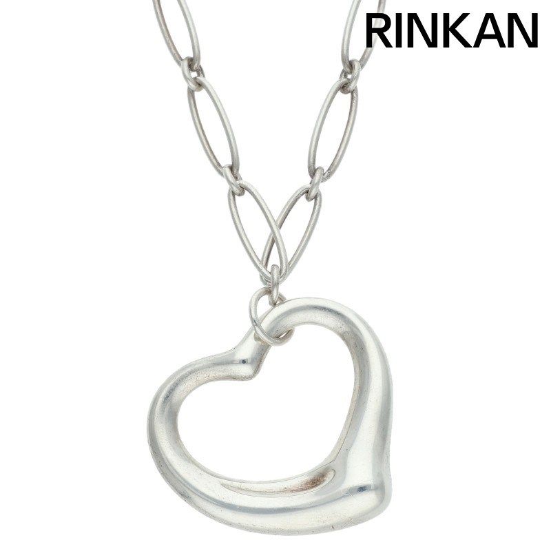 ティファニー オープンハート ラージ オーバルリンクチェーンネックレス メンズ