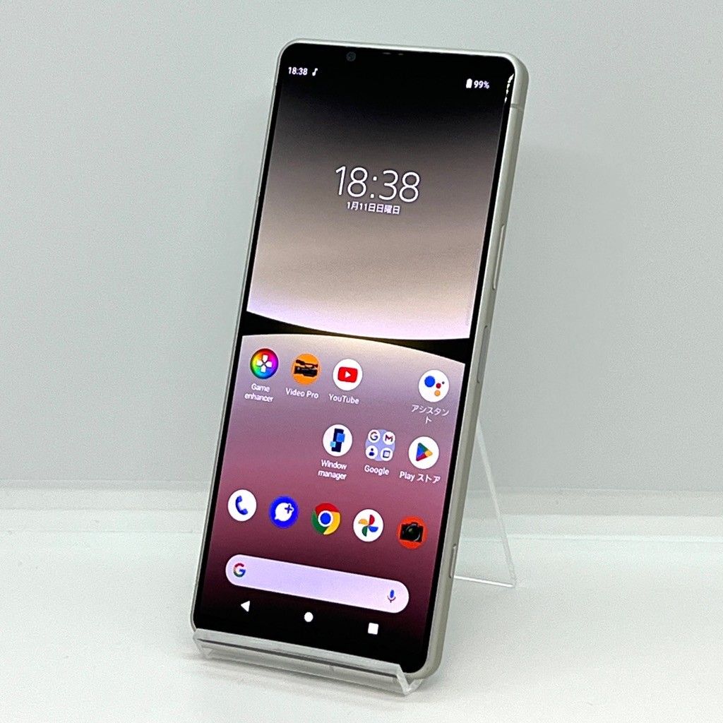 訳あり Xperia 5 IV SOG 09 au SIMフリー 128 GB 8 エクリュホワイト G対応 S 19