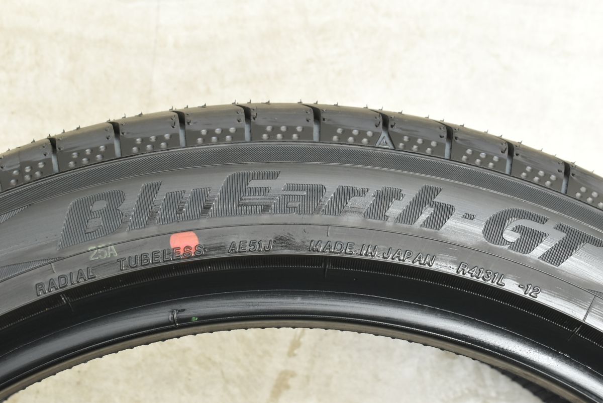  製 新車外し ヨコハマ ブルーアース GT AE 51 195|50 R 19 4本セット 超バリ溝 トヨタ 60 プリウス 交換用 イボライン 19インチ サマータイヤ ノーマルタイヤ