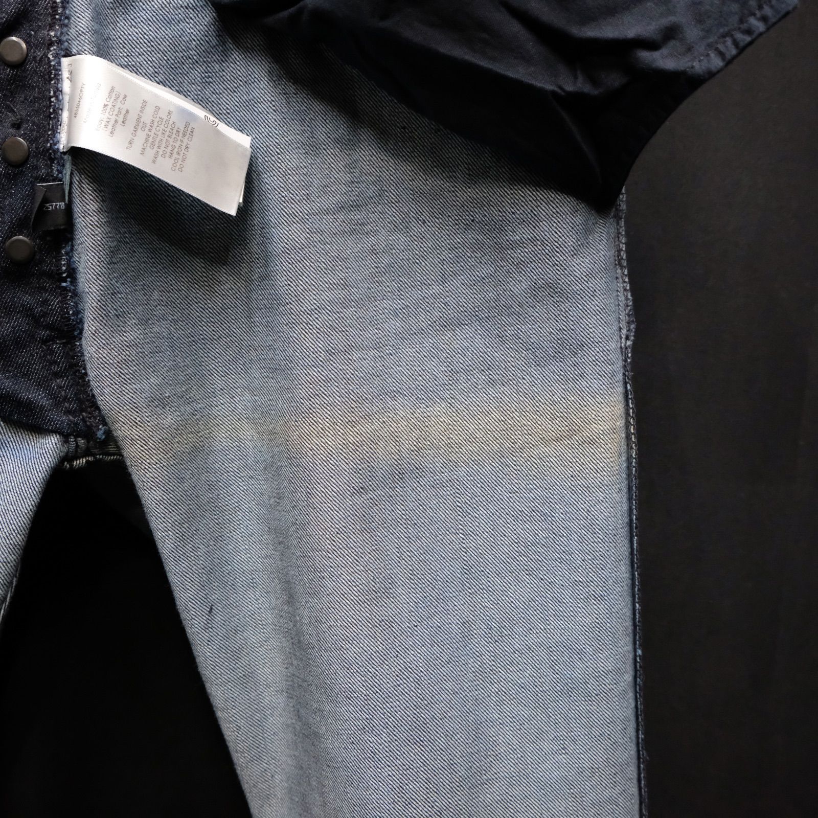 RALPH LAUREN BLACK LABEL ワックスコーティング スリムフィットデニム