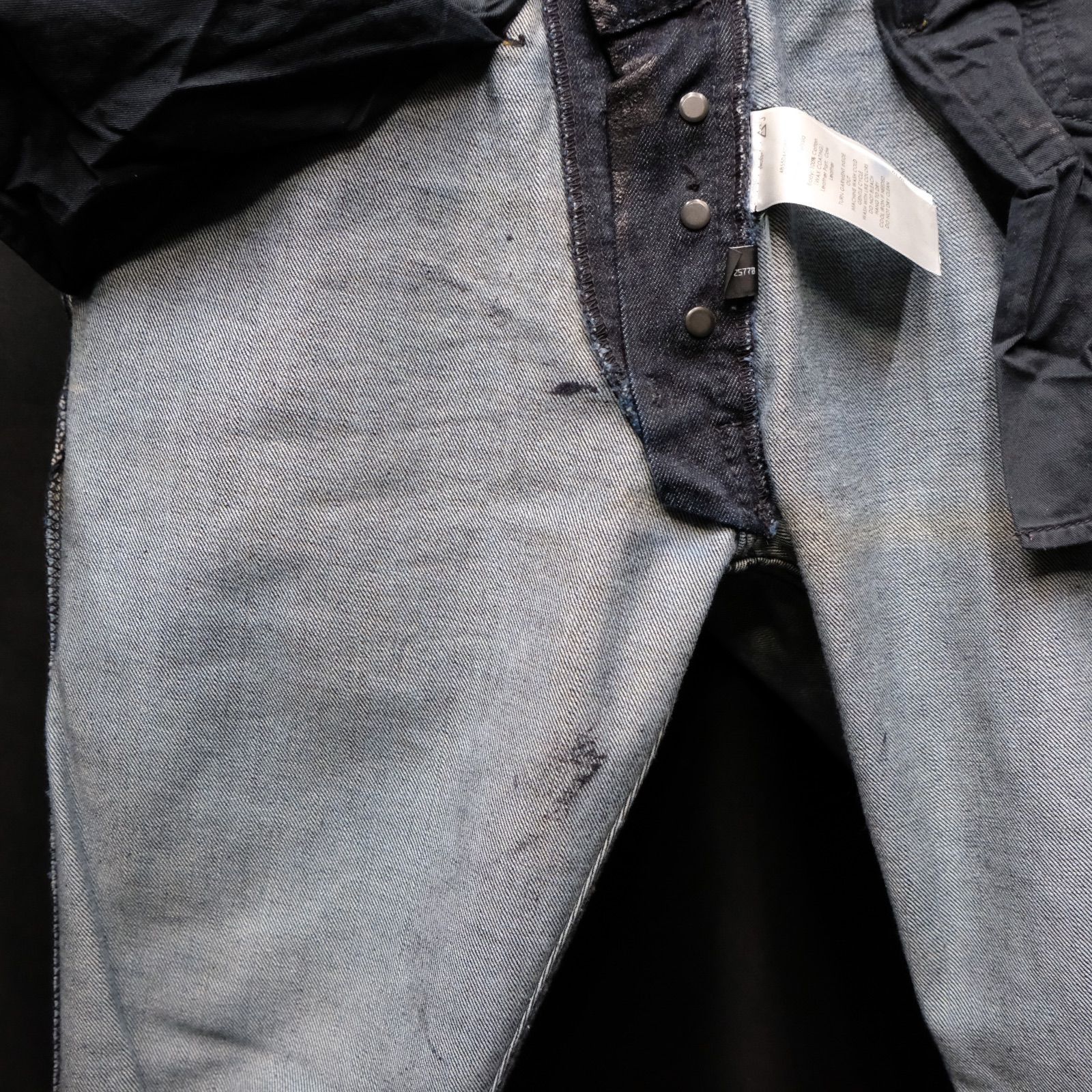 RALPH LAUREN BLACK LABEL ワックスコーティング スリムフィットデニム