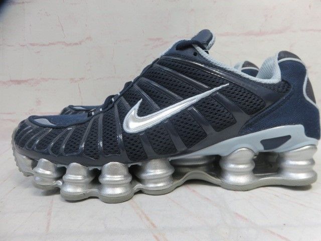 NIKE ﾅｲｷ WMNS SHOX TL ｼｮｯｸｽTL ｽﾆｰｶｰ IH 4481-400 ﾌﾞﾙｰ ｼﾙﾊﾞｰ 27.5 cm
