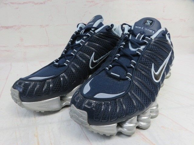 NIKE ﾅｲｷ WMNS SHOX TL ｼｮｯｸｽTL ｽﾆｰｶｰ IH 4481-400 ﾌﾞﾙｰ ｼﾙﾊﾞｰ 27.5 cm