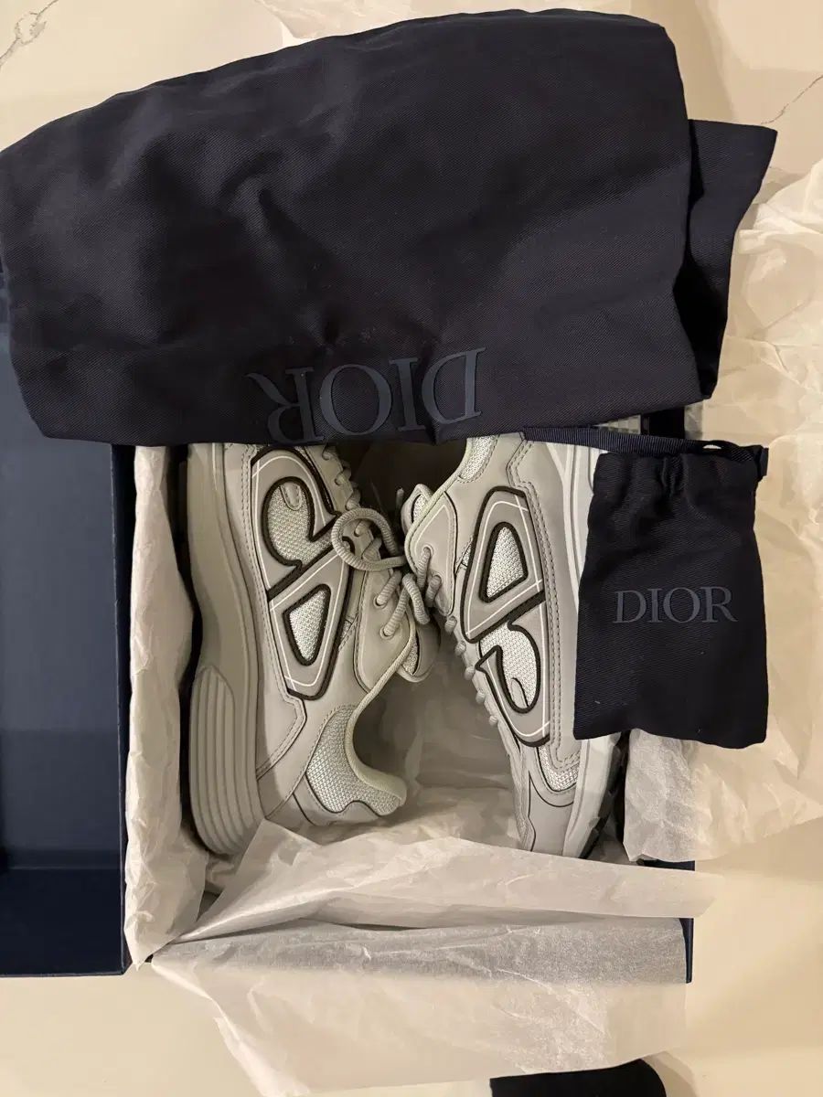  ディオール B 30 スニーカー グレー 43 275-280 スニーカー 靴