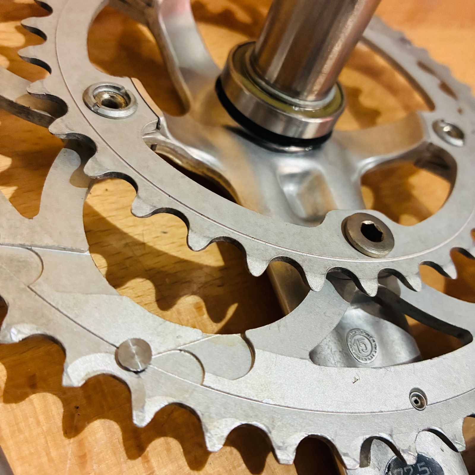 良品】 Campagnolo VELOCE クランクセット10s 50-34T 172.5mm BSC BB付