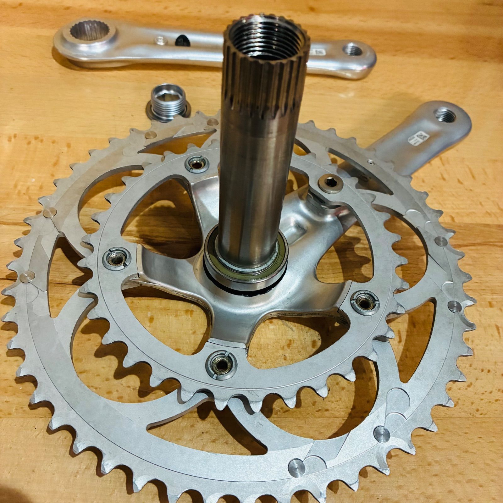 良品】 Campagnolo VELOCE クランクセット10s 50-34T 172.5mm BSC BB付