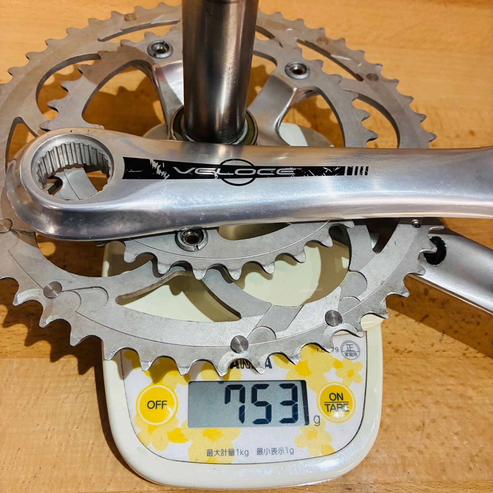 超美品⭐︎campagnolo veloce クランクセット+BB Campagnolo Veloce クランクセット Campagnolo Veloce（カンパニョーロ