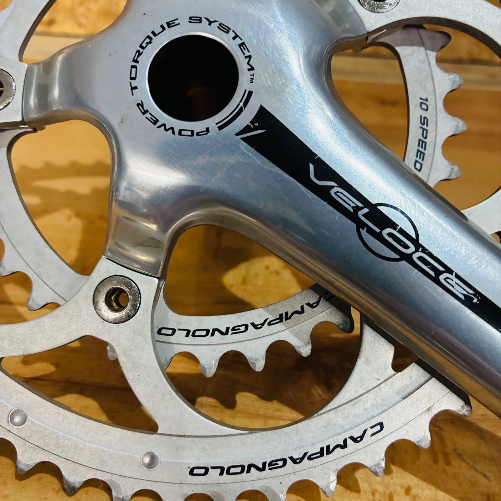 超美品⭐︎campagnolo veloce クランクセット+BB Campagnolo Veloce クランクセット Campagnolo Veloce（カンパニョーロ