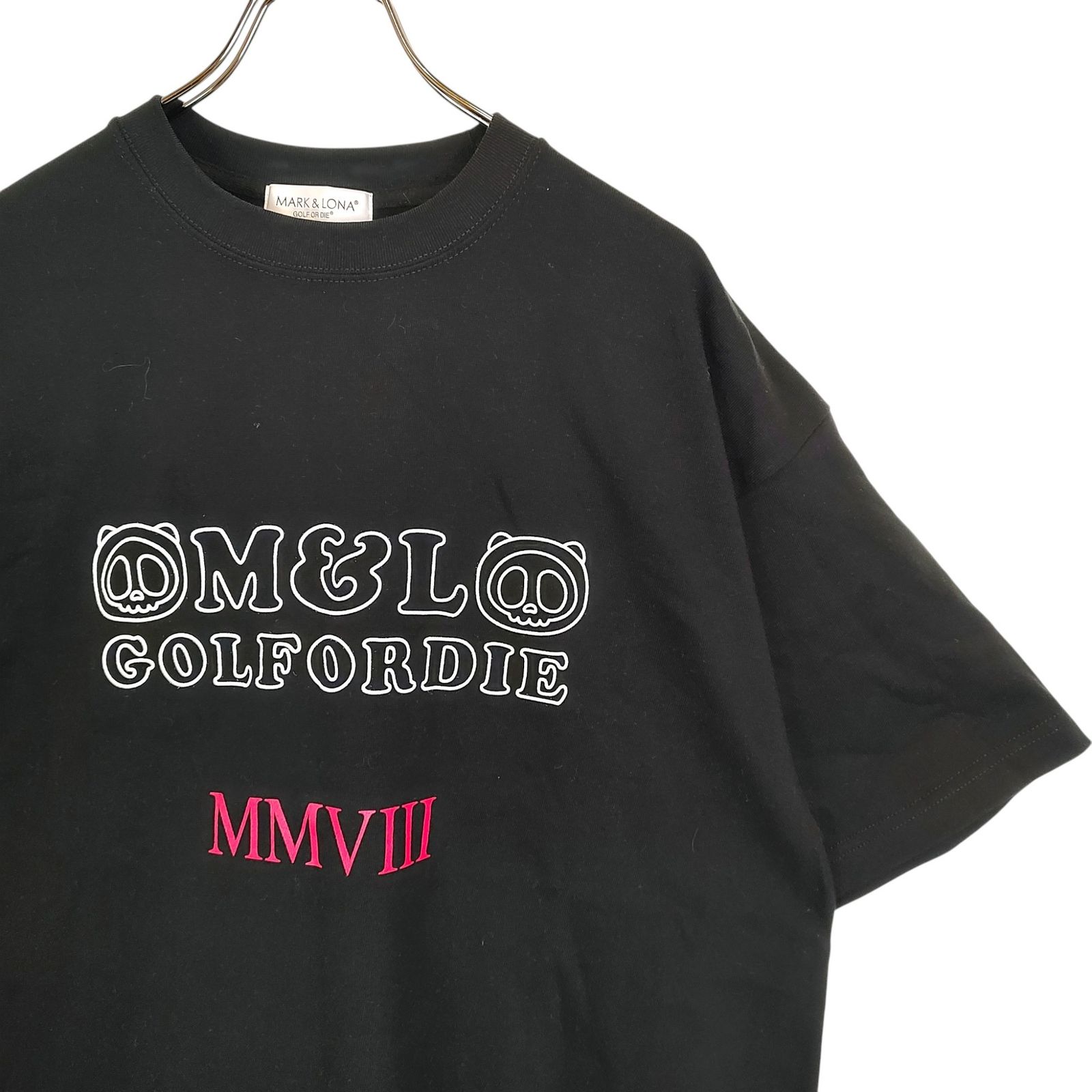 マークアンドロナ　黒Tシャツ48 マークアンドロナ 黒Tシャツ48 マークアンドロナ 黒Tシャツ48 マーク