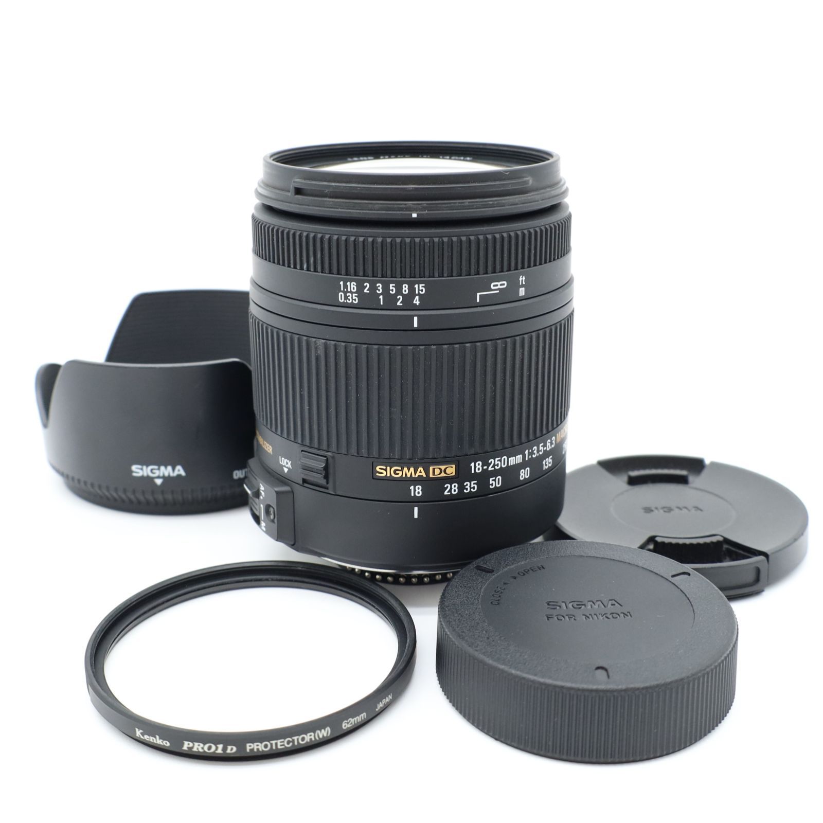 □美品□ SIGMA（シグマ） 18-250mm F3.5-6.3 DC MACRO OS HSM｜ニコン