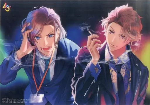 中古】ポスター A3クリアポスター 茅ヶ崎至＆摂津万里 「CD ウラオモテ